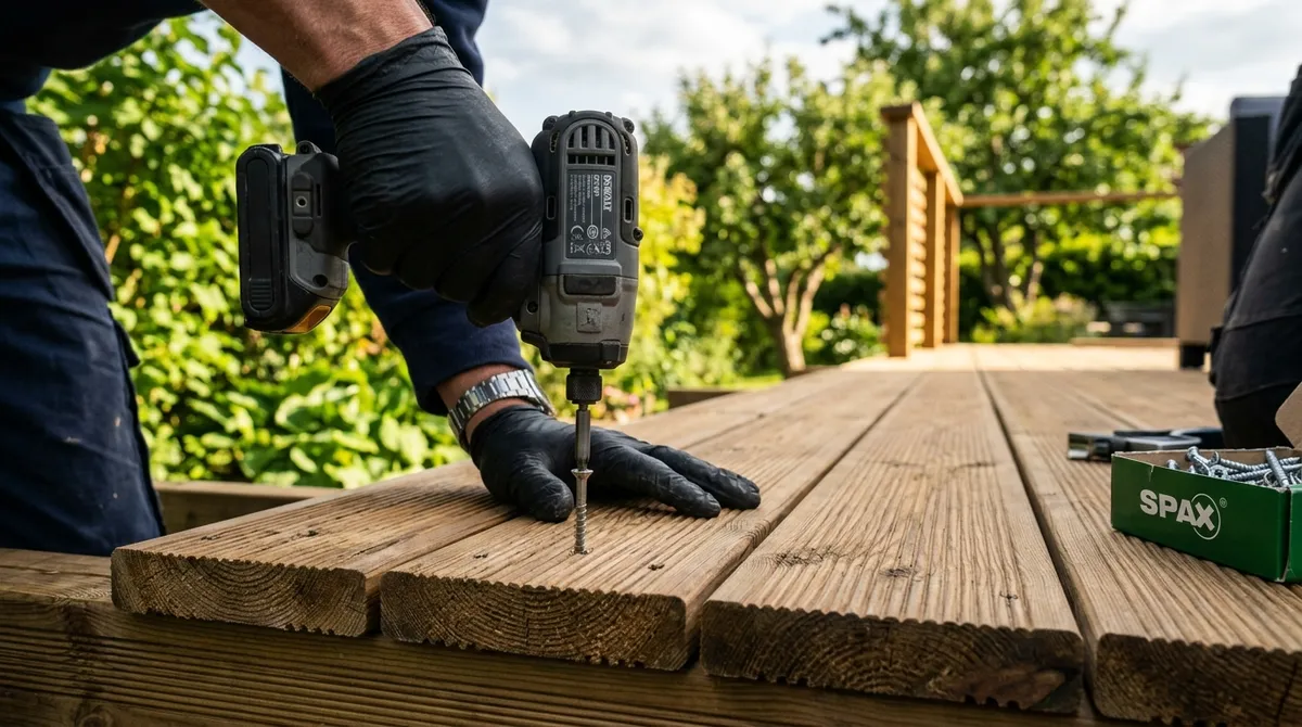Wooden Terrace Construction